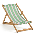 Шезлонг из акации и ткани Argentina варинант исполнения - 1 | Loft Concept в Брянске