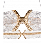 Люстра кольцевая с текстурным природным рисунком IceFlame варинант исполнения - 1 | Loft Concept в Брянске