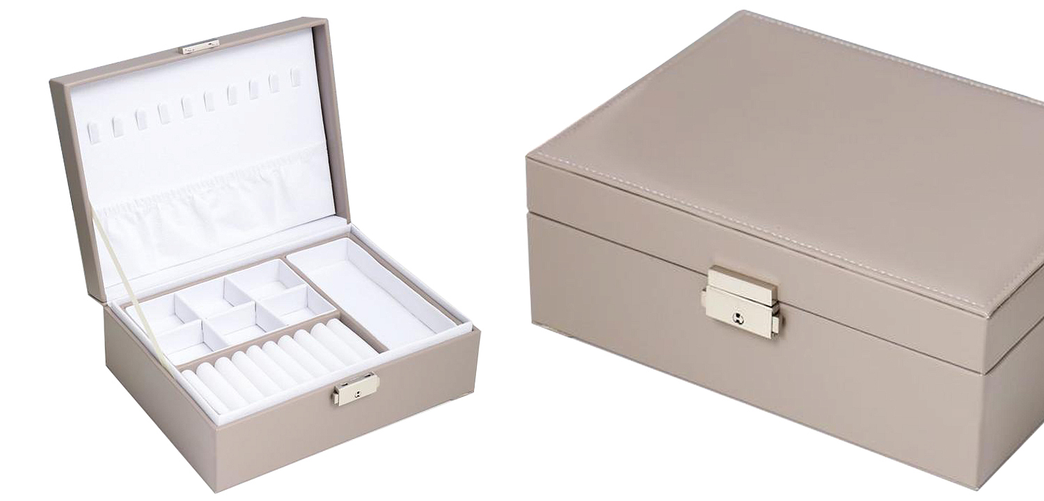 Шкатулка Blanford Jewerly Organizer Box gray beige Шкатулка Blanford Jewerly Organizer Box gray beige - Loft-Concept в Брянске