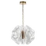 Люстра с крупными рельефным декором в виде лепестков 60 см Ethereal Bloom варинант исполнения - 2 | Loft Concept в Брянске