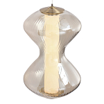 Бра светодиодное с стеклянным волнообразным плафоном Amphora of Light варинант исполнения - 4 | Loft Concept в Брянске