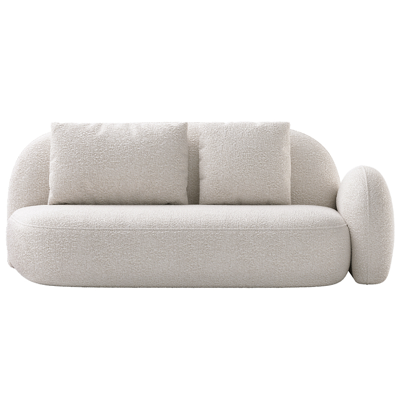 Двухместный модульный Диван Orus Белый в Брянске | Loft Concept 