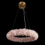 Люстра кольцевая с частичками натурального горного хрусталя Crystal Shimmer варинант исполнения - 3 | Loft Concept в Брянске
