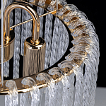 Люстра с подвесными рифлеными стеклянными трубками Nembus варинант исполнения - 19 | Loft Concept в Брянске