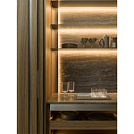 Кухонный гарнитур из дерева и камня с раздвижными дверцами OPERATING COLUMN 2.0 Dada Engenereed Kitchen варинант исполнения - 2 | Loft Concept в Брянске