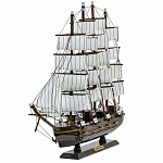 Декоративная модель деревянного тёмно-коричневого парусника в подарочной упаковке With The low варинант исполнения - 3 | Loft Concept в Брянске