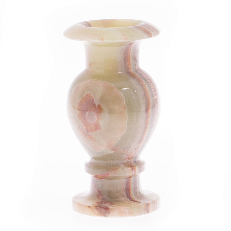 Ваза настольная из камня оникс Stone Vase Ваза настольная из камня оникс Stone Vase в Брянске | Loft Concept