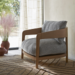 Кресло с каркасом из массива ясеня Deniaud Ash Grey Armchair варинант исполнения - 13 | Loft Concept в Брянске