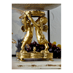 Чаша фарфоровая на двух бронзовых ангелах Eden Garden варинант исполнения - 5 | Loft Concept в Брянске