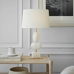 Настольная лампа на фигурном мраморном основании Conundrum варинант исполнения - 2 | Loft Concept в Брянске