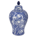 Ваза с крышкой в китайском стиле Гранатовое дерево Blooming Pomegranate варинант исполнения - 1 | Loft Concept в Брянске