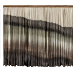 Пейзаж из нитей Макраме Wall decor Black and White Landscape варинант исполнения - 5 | Loft Concept в Брянске