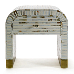 Тумбочка прикроватная Amo Bone Inlay Bedside Almond варинант исполнения - 1 | Loft Concept в Брянске