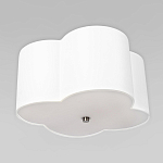 Потолочный светильник с белым волнистым плафоном из ткани Vitorino варинант исполнения - 3 | Loft Concept в Брянске