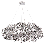 Люстра подвесная круглая с многочисленными металлическими круглыми элементами Terzani Argent варинант исполнения - 2 | Loft Concept в Брянске