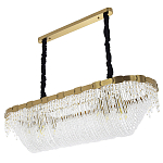 Люстра с хрустальными подвесками Riche Crystal Metal Chandelier 12 варинант исполнения - 1 | Loft Concept в Брянске