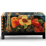 Комод чёрный с росписью Натюрморт Still life варинант исполнения - 1 | Loft Concept в Брянске