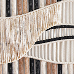 Художественный Гобелен из нитей Макраме Dunes Wall Art варинант исполнения - 2 | Loft Concept в Брянске