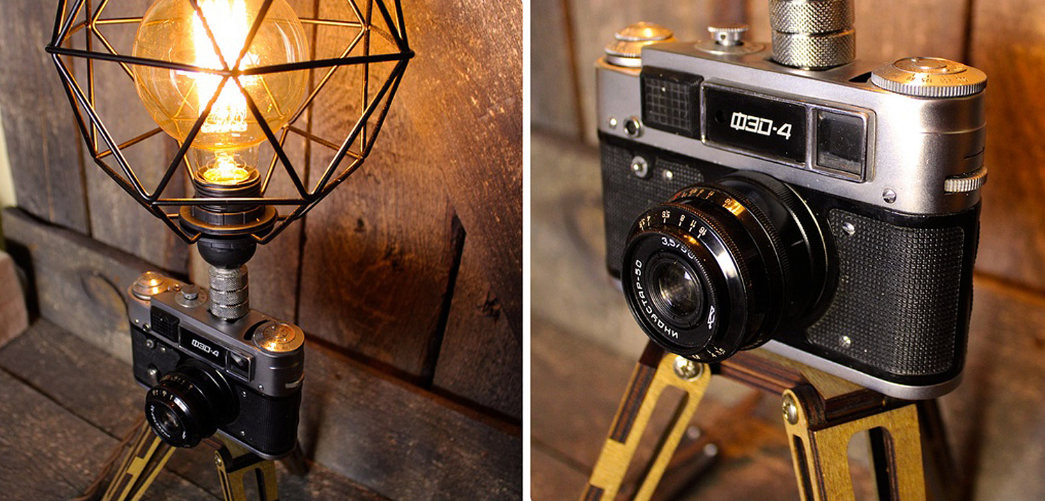 Настольная лампа Retro Camera Настольная лампа Retro Camera - Loft-Concept в Брянске