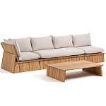 Уличное кресло из массива акации Trivett Wooden Chair варинант исполнения - 8 | Loft Concept в Брянске