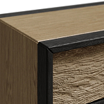 Комод 4 ящика с подсветкой на рельефном фасаде Warm Industrial варинант исполнения - 4 | Loft Concept в Брянске