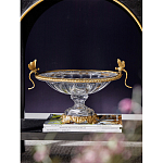 Чаша из прозрачного стекла с рельефным ободком и фигурками стрекоз Eden Garden варинант исполнения - 2 | Loft Concept в Брянске