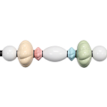 Подвесной светильник линейный с керамическими элементами 24W LED Fragrant Light варинант исполнения - 5 | Loft Concept в Брянске