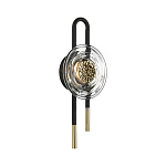 Бра с черным основанием и золотистым декором Bruno варинант исполнения - 4 | Loft Concept в Брянске