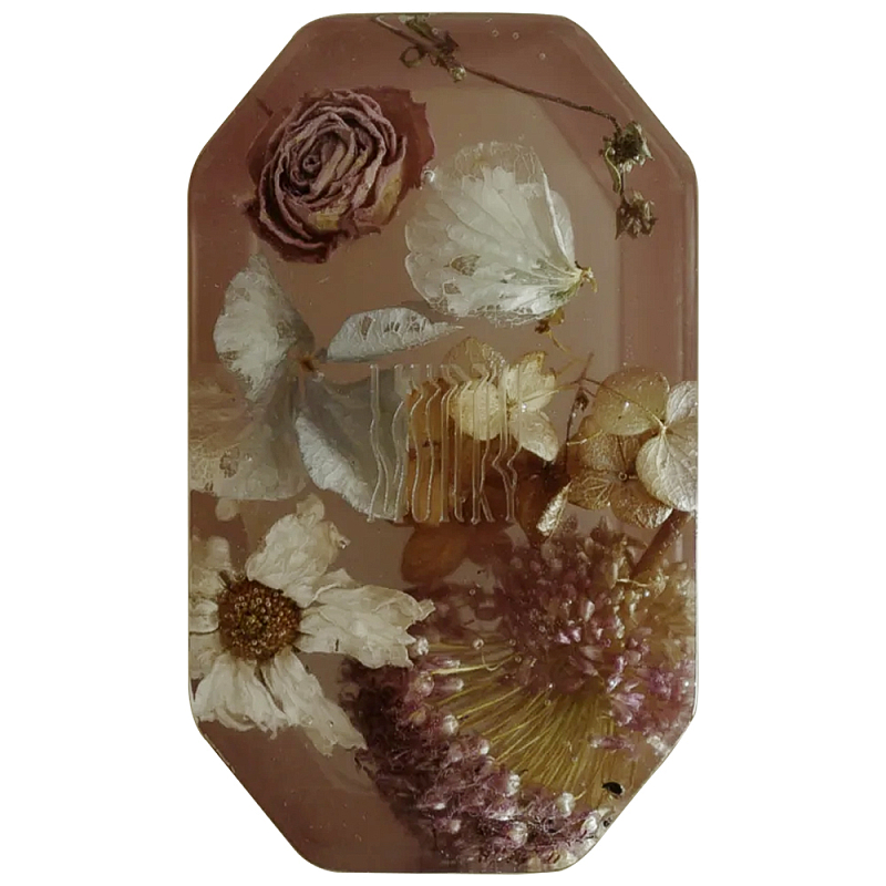 Шкатулка из эпоксидной смолы с цветами розовая Epoxy Resin Flowers Box Pink Розовый Шкатулка из эпоксидной смолы с цветами розовая Epoxy Resin Flowers Box Pink Розовый в Брянске | Loft Concept