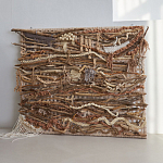 Большая Абстрактное Панно из веток и нитей Dryad Wall Art варинант исполнения - 4 | Loft Concept в Брянске