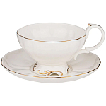 Чайный набор  белого цвета из фарфора на 6 персон 12 предметов Shine Porcelain варинант исполнения - 1 | Loft Concept в Брянске