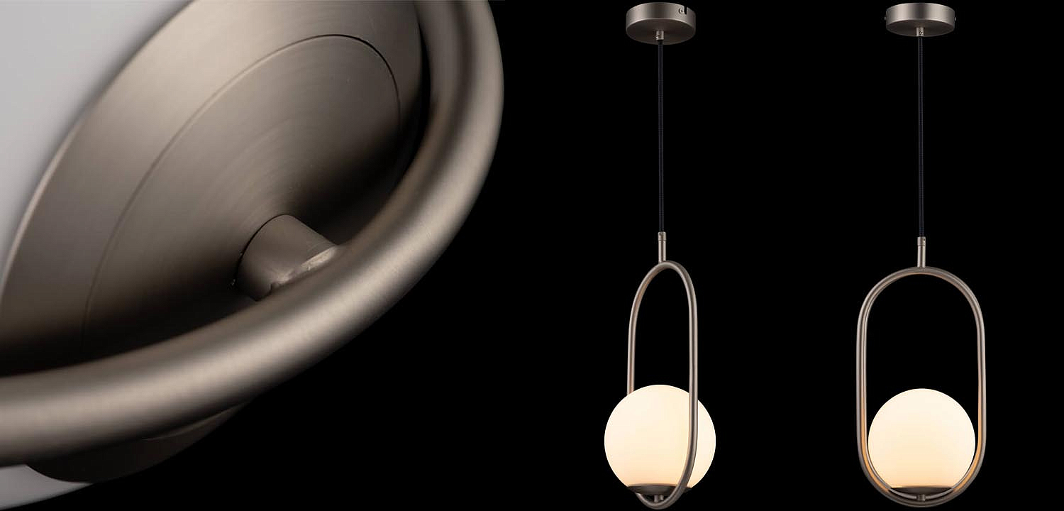Подвесной светильник B.LUX C Ball oval nickel Подвесной светильник B.LUX C Ball oval nickel - Loft-Concept в Брянске