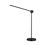 Настольная лампа черного цвета с круглым основанием и длинным прямым плафоном Trumpet tube варинант исполнения - 1 | Loft Concept в Брянске