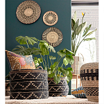 Шарообразная корзина с орнаментом Jokia Wicker Basket варинант исполнения - 3 | Loft Concept в Брянске