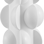 Настольная лампа белая с тканевым абажуром в форме цилиндра Morphing варинант исполнения - 1 | Loft Concept в Брянске