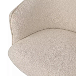 Кресло офисное полукруглое с буклированной обивкой Adjustable Chair варинант исполнения - 3 | Loft Concept в Брянске