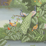 Обои ручная роспись Le Brésil Eden варинант исполнения - 1 | Loft Concept в Брянске