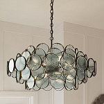 Люстра с каскадом из круглых стеклянных дисков Small Round Sequins варинант исполнения - 5 | Loft Concept в Брянске