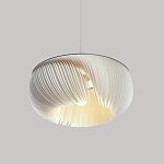 Подвесной светильник с белыми изящными декоративными лепестками Volumetric Petal Lamp варинант исполнения - 2 | Loft Concept в Брянске