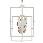 Люстра белая прямоугольная с абажурами в виде цветков тюльпана White Tulips варинант исполнения - 4 | Loft Concept в Брянске