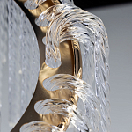 Люстра с подвесными рифлеными стеклянными трубками Nembus варинант исполнения - 20 | Loft Concept в Брянске