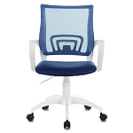 Офисное кресло с основанием из белого пластика Desk chairs Blue варинант исполнения - 4 | Loft Concept в Брянске