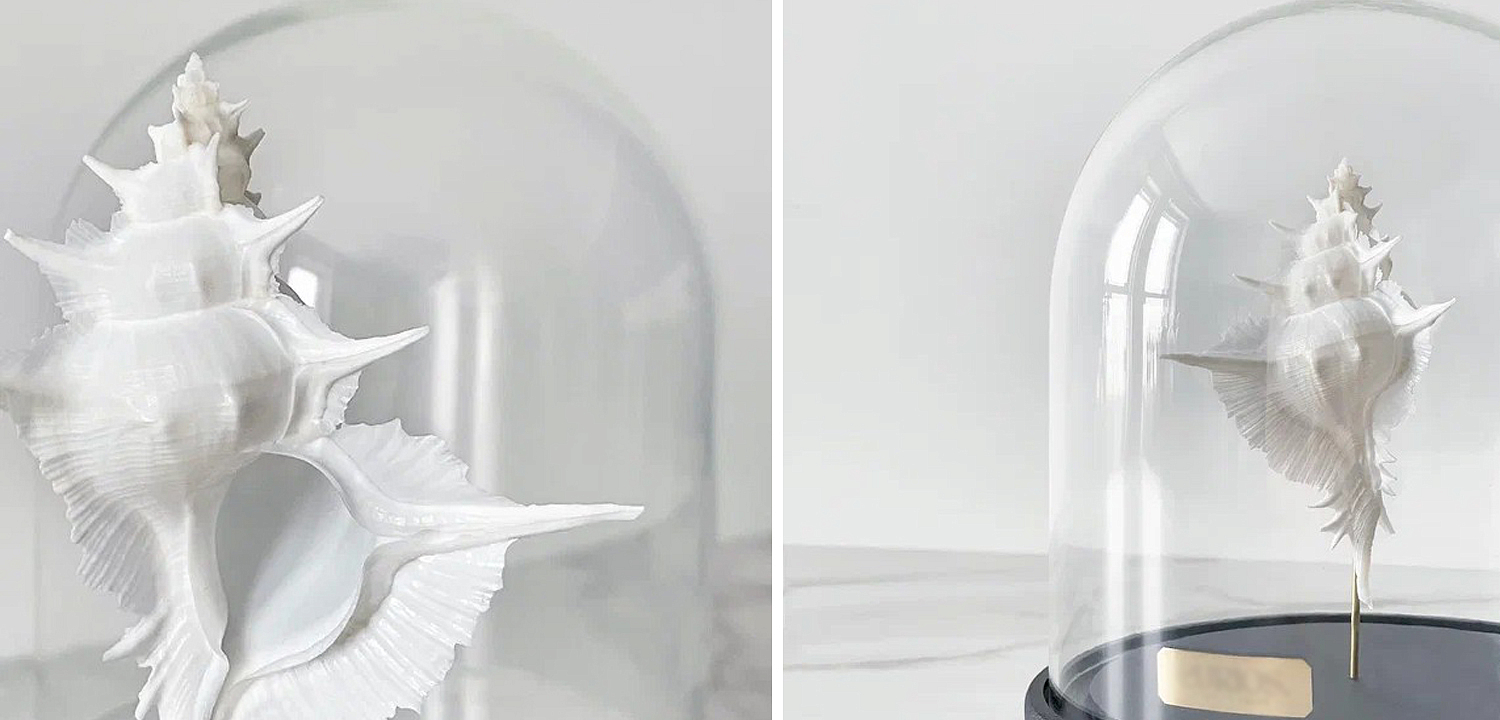 Статуэтка Murex Alabaster Glass Cloche Статуэтка Murex Alabaster Glass Cloche - Loft-Concept в Брянске