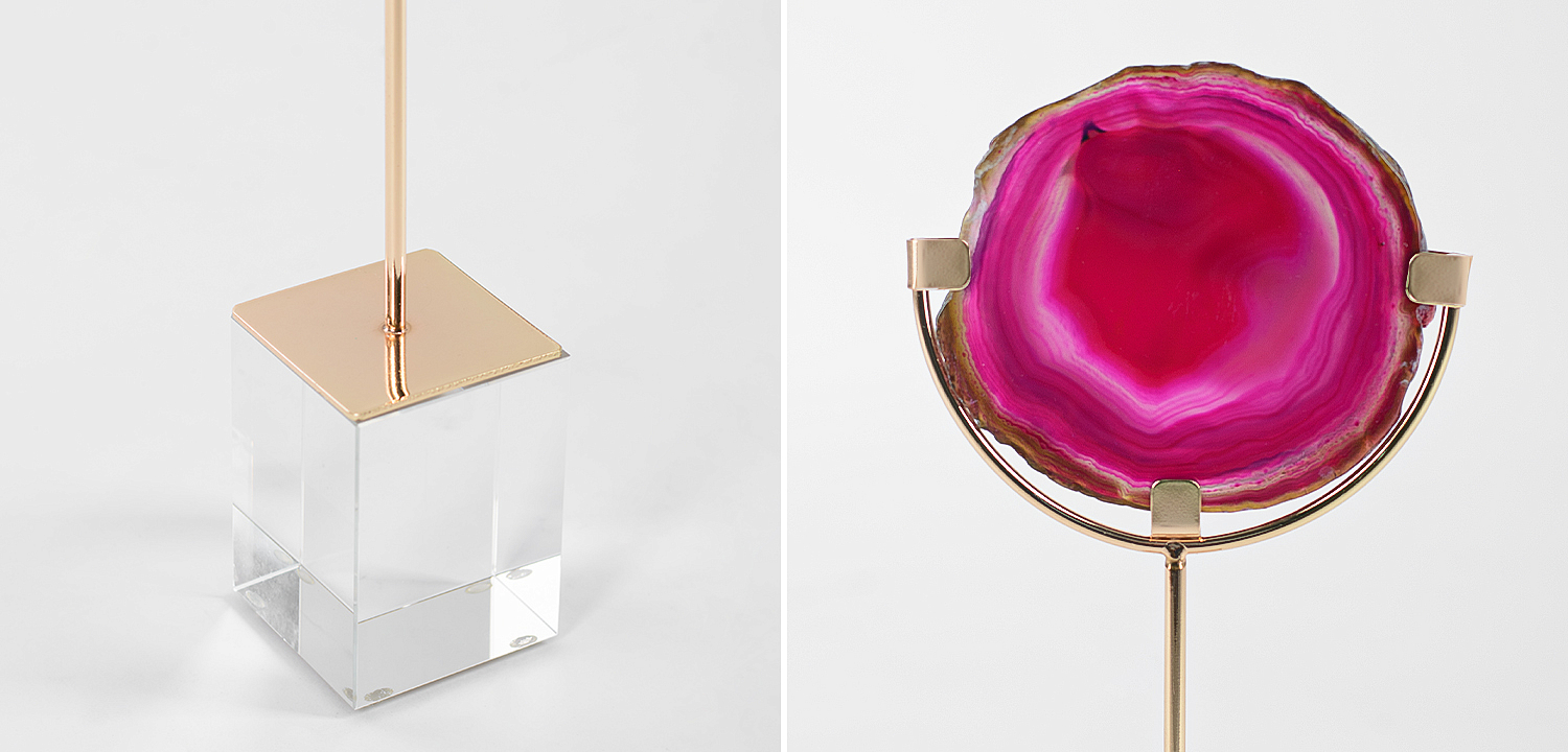 Комплект из 2-х статуэток AGATE DESIGN Pink Комплект из 2-х статуэток AGATE DESIGN Pink - Loft-Concept в Брянске