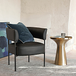 Приставной столик из латуни Grant Brass Side Table варинант исполнения - 5 | Loft Concept в Брянске