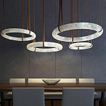 Люстра в форме обруча из натурального камня Minerals of Light варинант исполнения - 7 | Loft Concept в Брянске