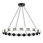 Люстра кольцевая с круглыми светодиодными источниками света Maxine Light варинант исполнения - 1 | Loft Concept в Брянске