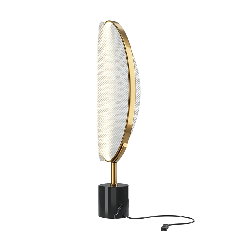 Настольный светильник Breeze 3000К 15Вт Латунь Прозрачный в Брянске | Loft Concept 