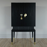 Кабинетный шкаф Elsa Dreams Black с 2-мя ящиками варинант исполнения - 5 | Loft Concept в Брянске