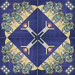 Плитка дизайнерская с узором Мангалоры варинант исполнения - 2 | Loft Concept в Брянске